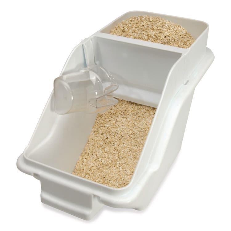 RUBBERMAID COMMERCIAL PROD. ProSave Shelf Ingredient Bins, 5.4 gal, 11.5 x 23.5 x 16.88, White, Plastic (RCP9G57WHI) thumbnail 3