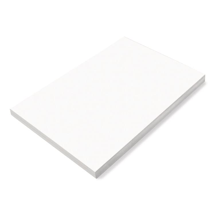 DIXON TICONDEROGA CO. Construction Paper, 12 x 18, Bright White, 100/Pack (DIXP87080001) thumbnail 3