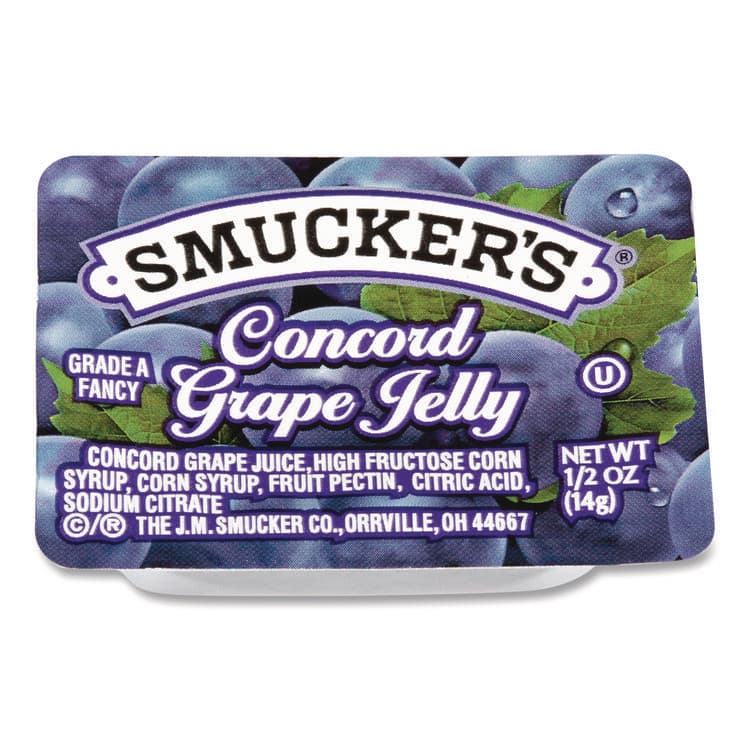 J.M. SMUCKER CO. Jelly/Jam Plastic Portion Control Cups, Grape, 0.5 oz Cup, 200/Carton (SMU00764) thumbnail 2
