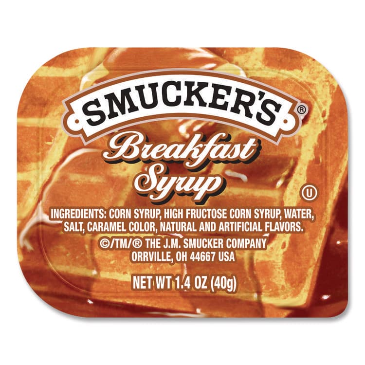 J.M. SMUCKER CO. Breakfast Syrup Plastic Portion Control Cup, 1.4 oz Cup, 100/Carton (SMU51009) thumbnail 4