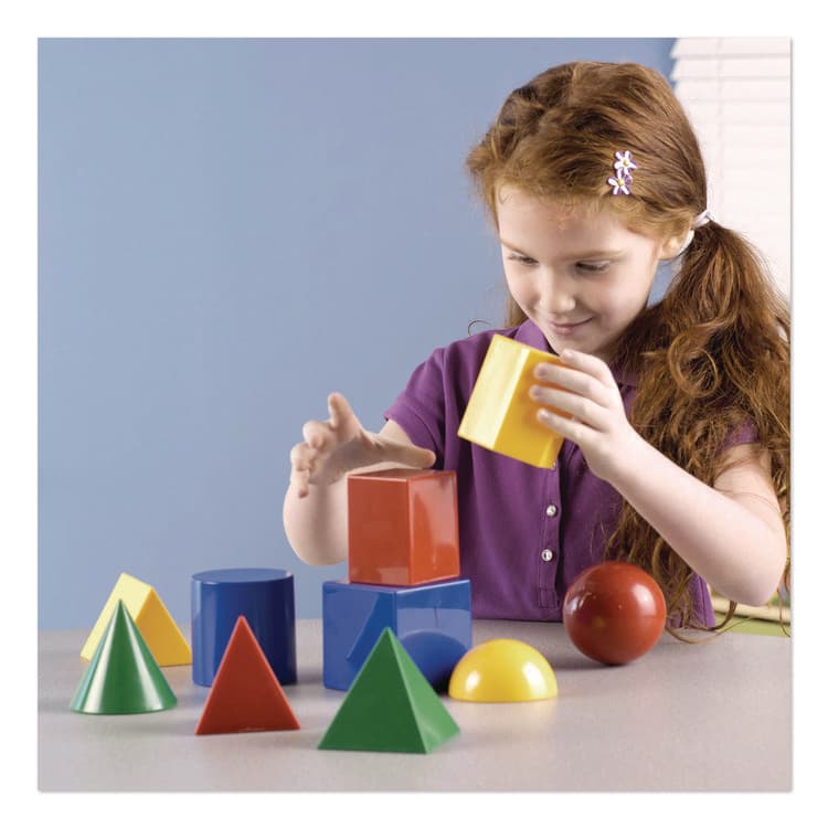 LEARNING RESOURCES Large Geometric Shapes, Grades K to 5, 10 Pieces (LRNLER0922) thumbnail 4