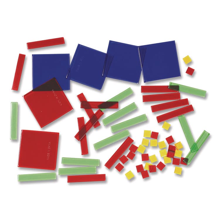 LEARNING RESOURCES Algebra Tiles Class Set, Grades 7 to 9, 32 Pieces/Set, 30 Sets (LRNLER7547) thumbnail 3
