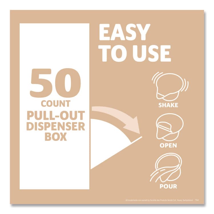 NESTLE Liquid Coffee Creamer, Original, 0.38 oz Mini Cups, 50/Box (NES35110BX) thumbnail 3