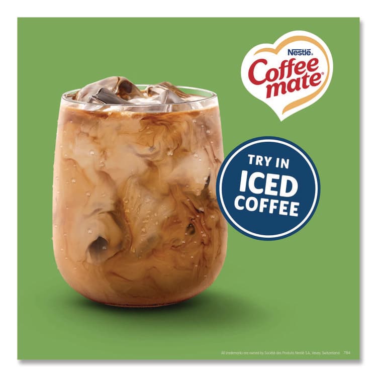 NESTLE Liquid Coffee Creamer, Irish Cream, 0.38 oz Mini Cups, 50/Box (NES35112) thumbnail 4