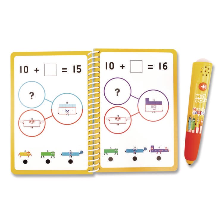 EDUCATIONAL INSIGHTS, Hot Dots Numberblocks Activity Book with Interactive Pen, Number Recognition 11 to 20, 60 Activities, Grades K to 1, 60 Pages (EII2551)