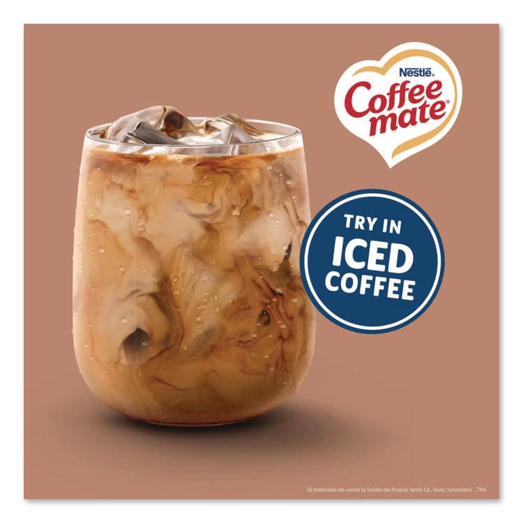 NESTLE Liquid Coffee Creamer, Cafe Mocha, 0.38 oz Mini Cups, 50/Box (NES35115) thumbnail 4