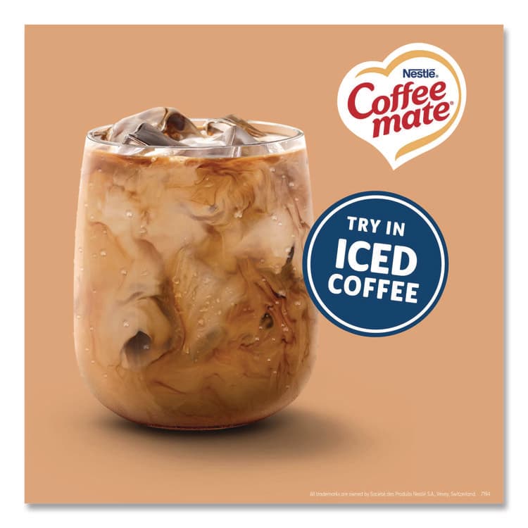 NESTLE Liquid Coffee Creamer, Vanilla Caramel, 0.38 oz Mini Cups, 50/Box (NES79129) thumbnail 4