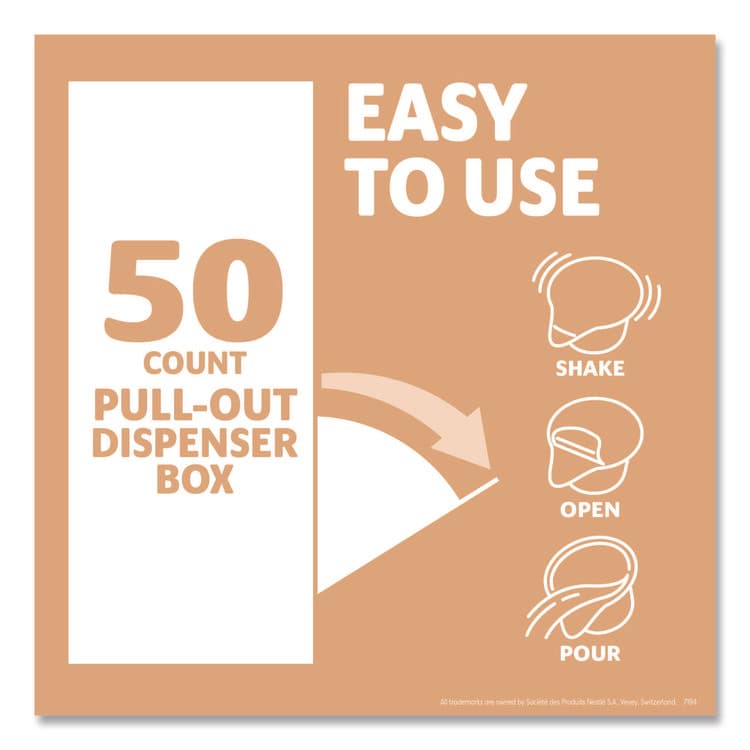 NESTLE Liquid Coffee Creamer, Vanilla Caramel, 0.38 oz Mini Cups, 50/Box, 4 Boxes/Carton (NES79129CT) thumbnail 4