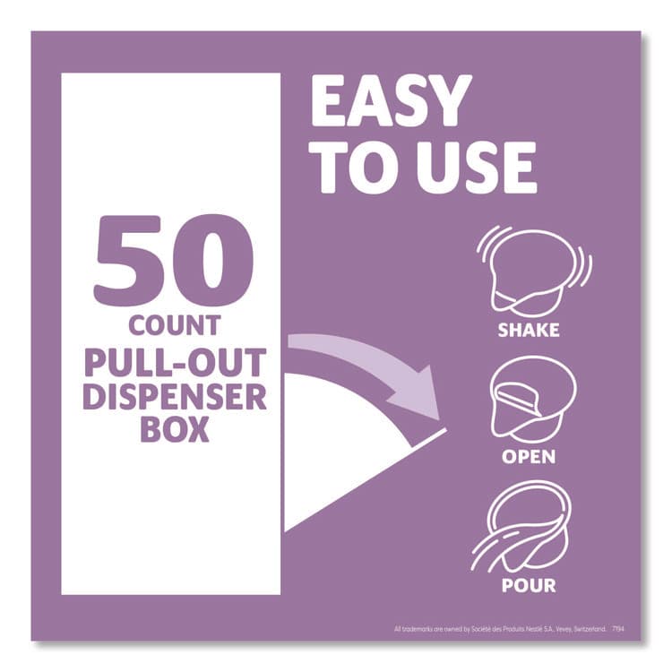 NESTLE Liquid Coffee Creamer, Italian Sweet Cream, 0.38 oz Mini Cups, 50/Box (NES84652) thumbnail 3