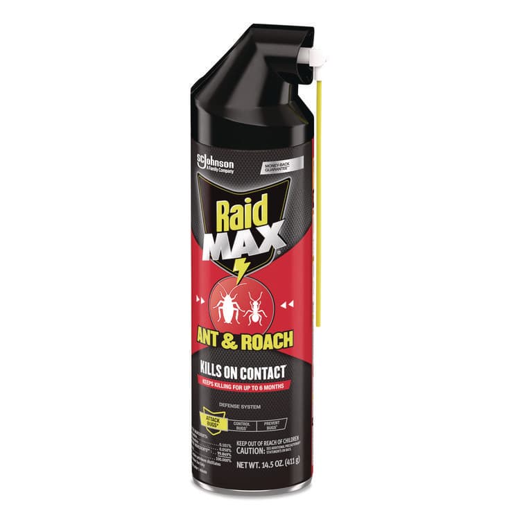 SC JOHNSON Ant/Roach Killer, 14.5 oz Aerosol Spray, Unscented, 6/Carton (SJN345742) thumbnail 3
