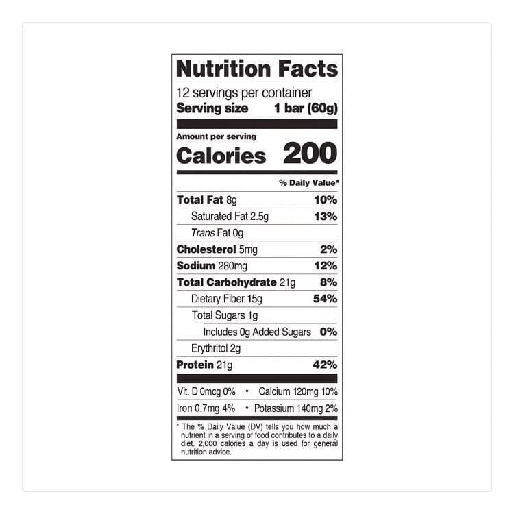 QUEST NUTRITION Protein Bars, Cookies and Cream, 2.12 oz Bar, 12 Bars/Box (QCC00018) thumbnail 3