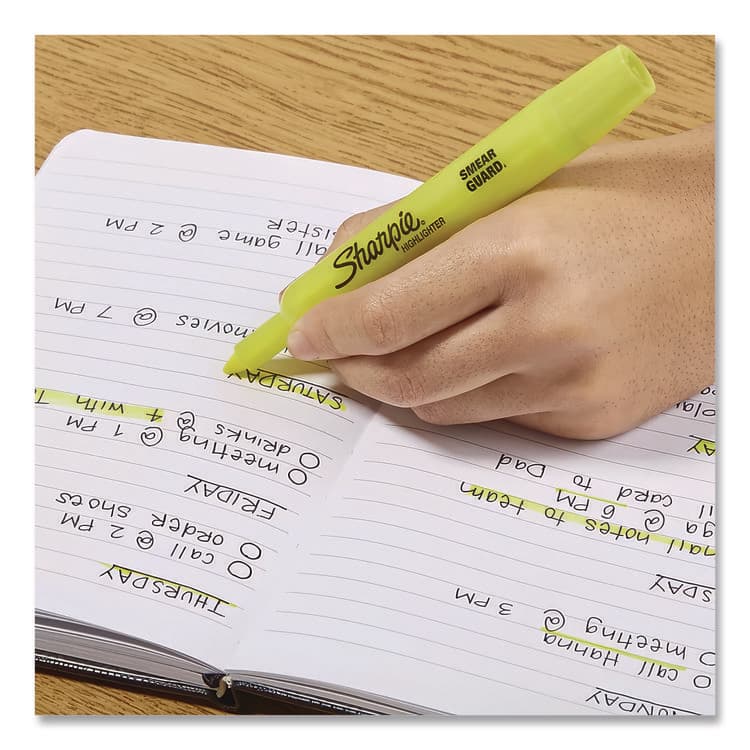 SANFORD Tank Style Highlighters, Assorted Ink Colors, Chisel Tip, Assorted Barrel Colors, 5/Pack (SAN1809199) thumbnail 2