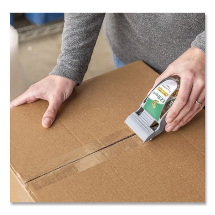 SHURTAPE TECHNOLOGIES EZ Start Premium Packaging Tape with Dispenser, 3" Core, 1.88" x 22.2 yds, Clear, 6/Pack (DUC8249227727) thumbnail 3