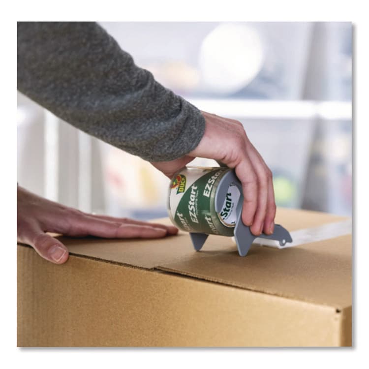 SHURTAPE TECHNOLOGIES EZ Start Premium Packaging Tape with Dispenser, 3" Core, 1.88" x 22.2 yds, Clear, 6/Pack (DUC8249227727) thumbnail 4