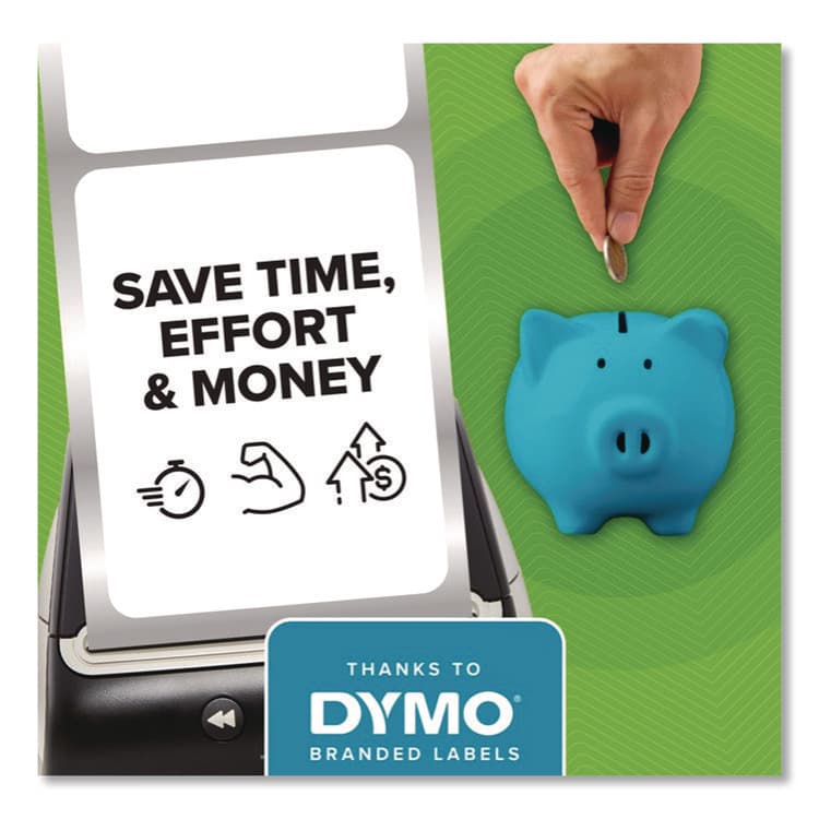DYMO LabelWriter Return Address Labels, 0.75" x 2", White, 400 Labels/Roll (DYM30578) thumbnail 4