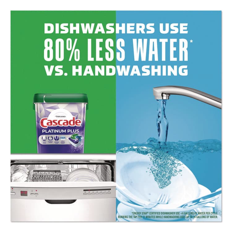 PROCTER & GAMBLE Platinum ActionPacs, Fresh Scent, 14 oz Pack, 26 Pods/Pack, 4 Packs/Carton (PGC15536) thumbnail 3