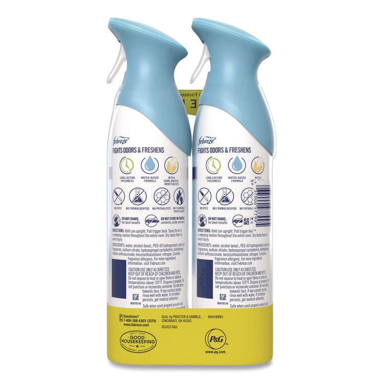 PROCTER & GAMBLE AIR, Linen and Sky, 8.8 oz Aerosol Spray, 2/Pack, 3 Packs/Carton (PGC17340) thumbnail 2