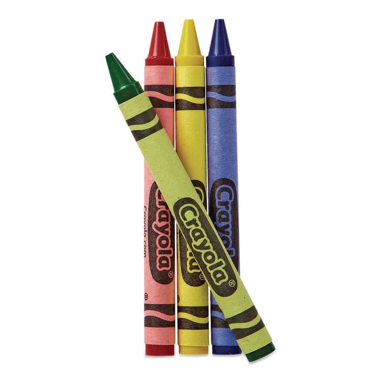 BINNEY & SMITH / CRAYOLA Classic Color Cello Pack Party Favor Crayons, Regular Size, 0.31" x 3.63", 4 Assorted Colors, 4/Pack, 360 Packs/Carton (CYO520083) thumbnail 4