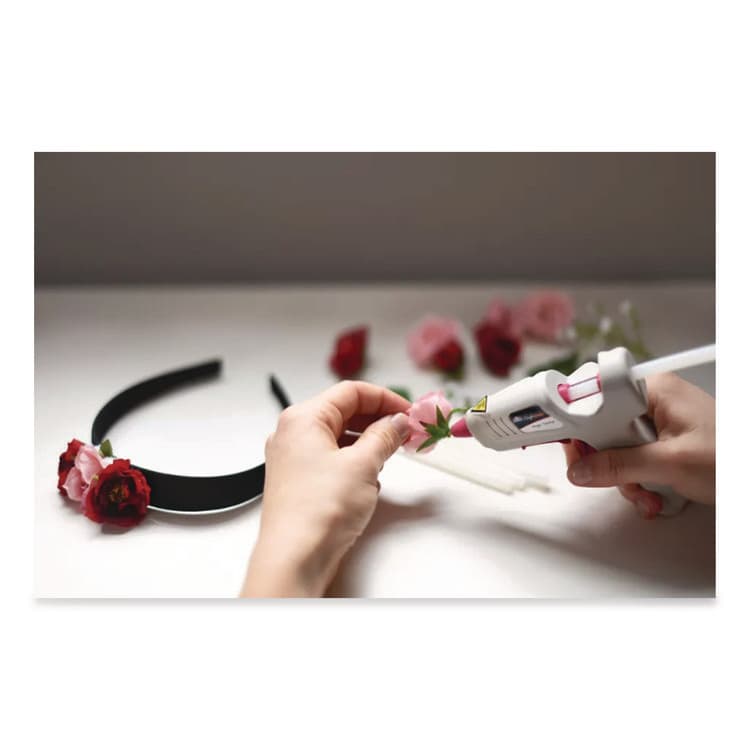 ELMER'S PRODUCTS, . CraftBond Less Mess All-Temp Glue Sticks, 0.27" x 4", Dries Clear, 24/Pack (EPIE6055) thumbnail 4