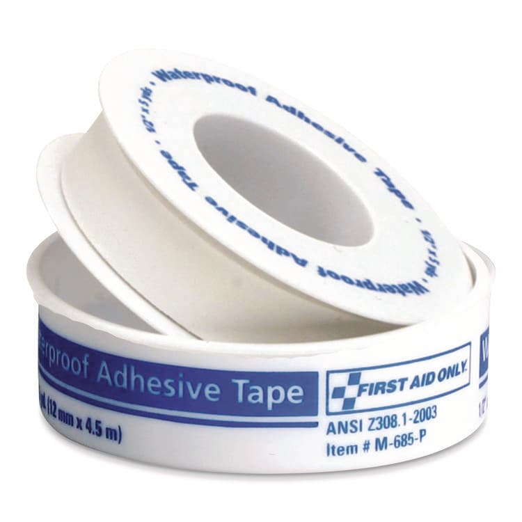 FIRST AID ONLY, . Waterproof-Adhesive Medical Tape with Dispenser, Acrylic, 1" x 15 ft, White (FAO730015) thumbnail 4
