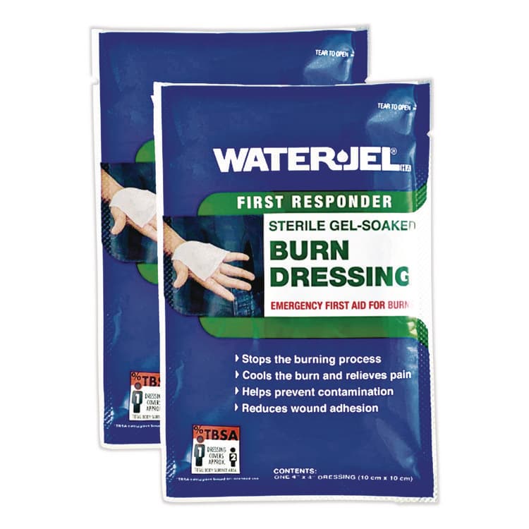 FIRST AID ONLY, . Water-Jel Burn Dressing, 4 x 4 (FAO730020)