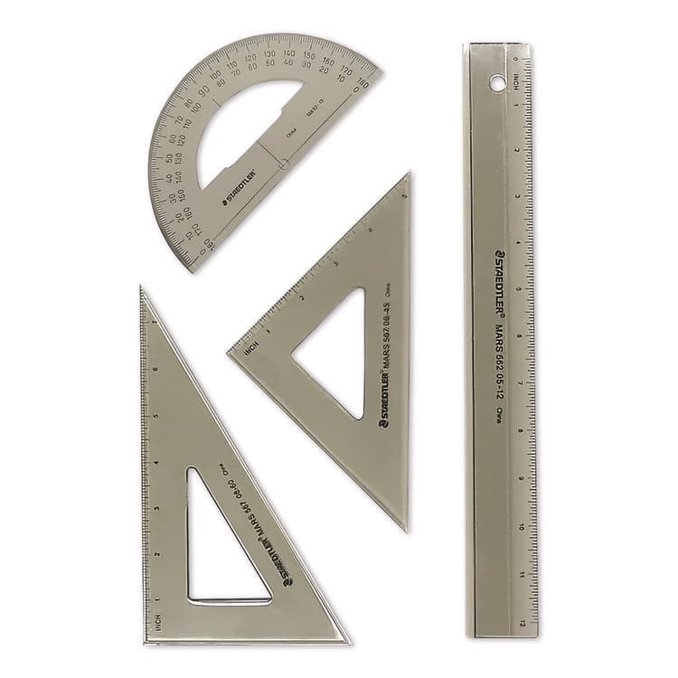 STAEDTLER, . College Combination Set, Plastic, Transparent Smoke (STD56932BK) thumbnail 2