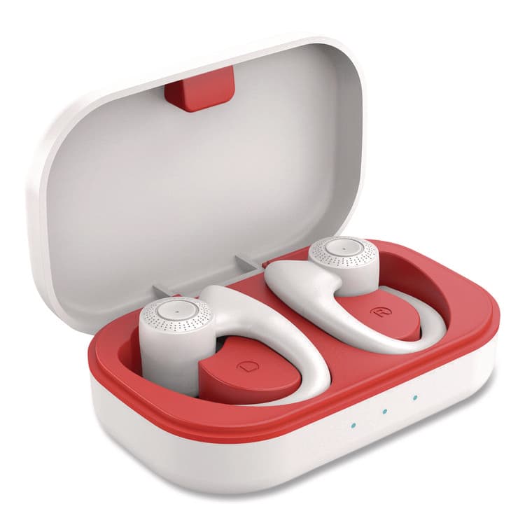 BYTECH Bluetooth Sports Earbuds, White (BTHBCAUBE119WT) thumbnail 3