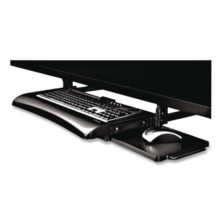 FELLOWES MFG. CO. Office Suites Underdesk Keyboard Drawer, Black (FEL9140304) thumbnail 2