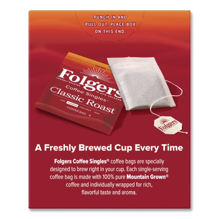 J.M. SMUCKER CO. Coffee Singles, Classic Roast, 0.16 oz Single-Serve Bag, 19/Pack (FOLPRO29764) thumbnail 4