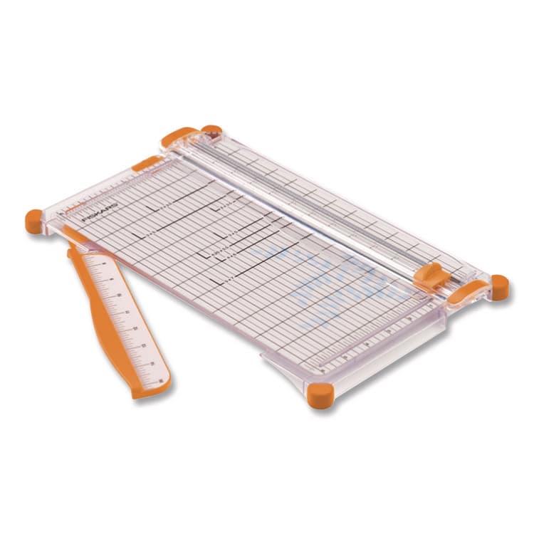 FISKARS MANUFACTURING CORP SureCut Deluxe Paper Trimmer, 10 Sheets, 12" Cut Length, Plastic Base, 9 x 15 (FSK1775901001) thumbnail 4