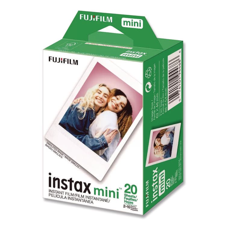 FUJI PHOTO FILM USA, . Instax Mini Film, 800 ASA, Color, 20 Sheets (FUJ16437396) thumbnail 2