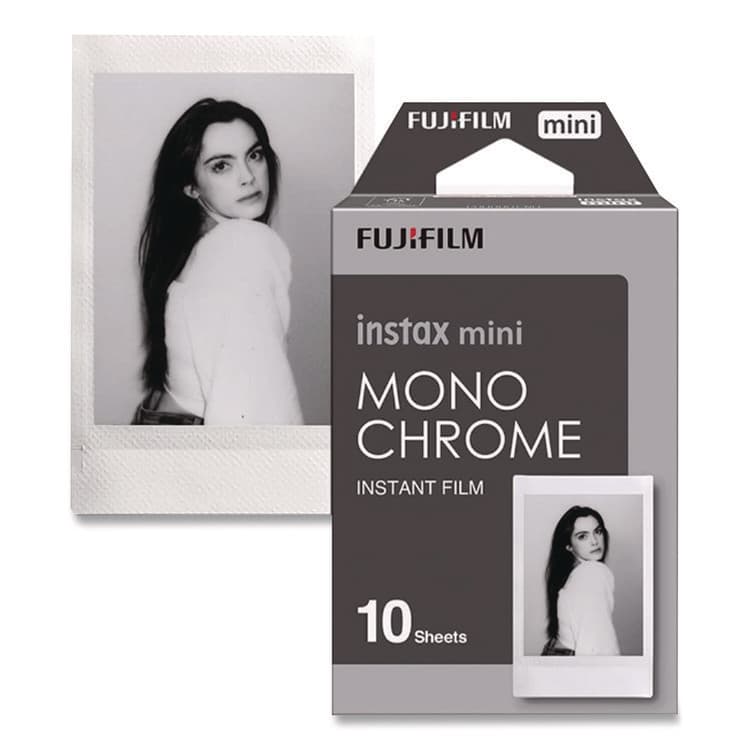 FUJI PHOTO FILM USA, . Monochrome Instax Film, Black and White, 10 Sheets (FUJ600017161) thumbnail 3