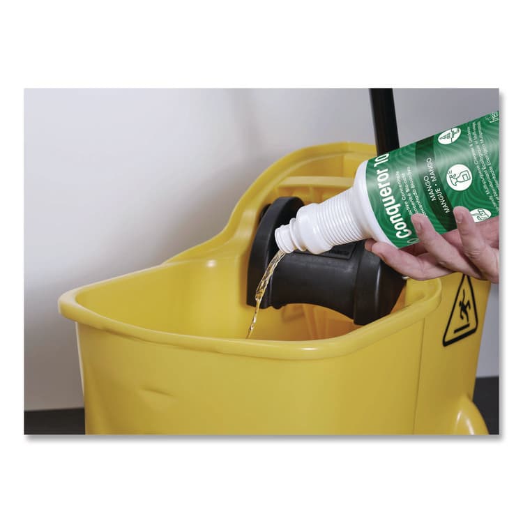 FRESH PRODUCTS Bio Conqueror 105 Enzymatic Odor Counteractant Concentrate, Mango, 32 oz Bottle, 12/Carton (FRS1232BWBMG) thumbnail 4