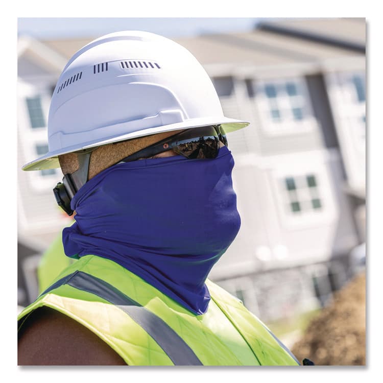 TENACIOUS HOLDINGS, . Chill-Its 6493FR FR Cooling Neck Gaiter, Modacrylic Knit, One Size Fits Most, Blue (EGO42138) thumbnail 3