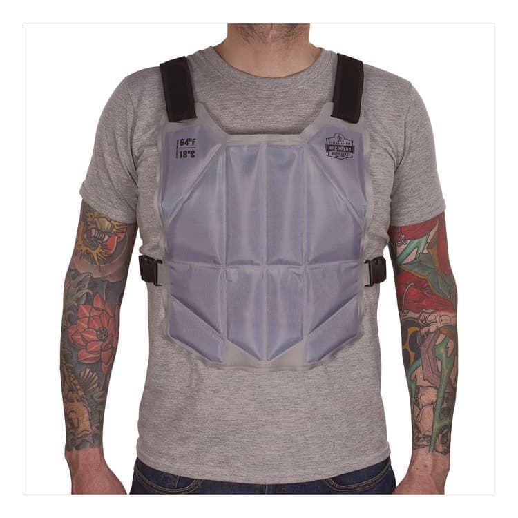 TENACIOUS HOLDINGS, . Chill-Its 6210 Phase Change Cooling Ice Vest, Nylon/Phase Change, One Size Fits Most, Blue (EGO12222) thumbnail 3