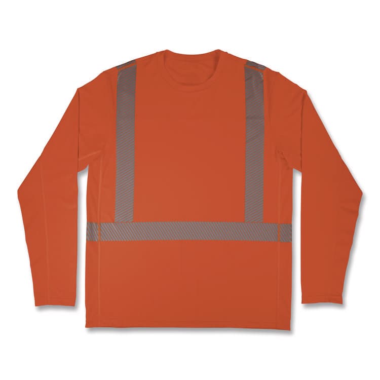 TENACIOUS HOLDINGS, . Chill-Its 6688 Type R Class 2 Cooling Hi-Vis Sun Shirt with UV Protection, 2X-Large, Orange (EGO12234)