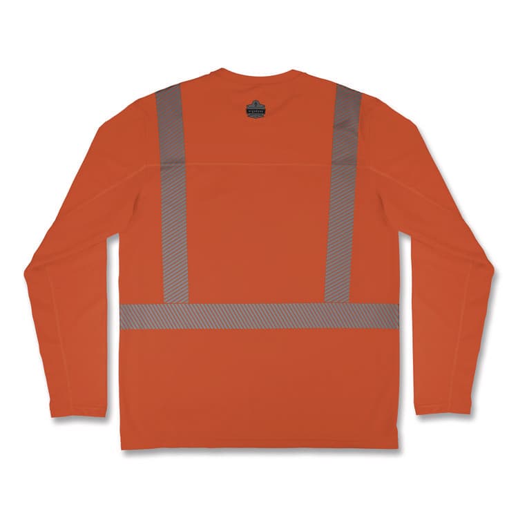 TENACIOUS HOLDINGS, . Chill-Its 6688 Type R Class 2 Cooling Hi-Vis Sun Shirt with UV Protection, 3X-Large, Orange (EGO12235) thumbnail 2