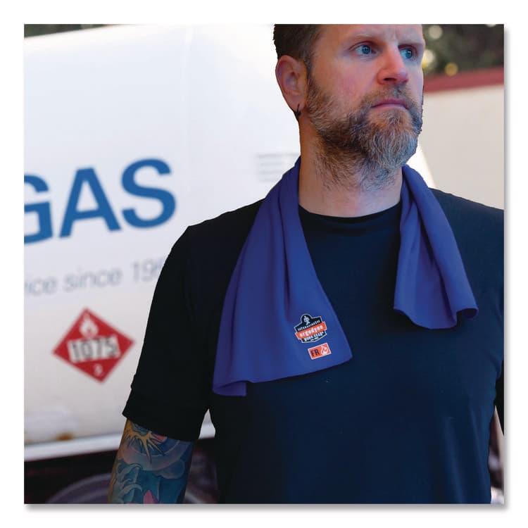 TENACIOUS HOLDINGS, . Chill-Its 6606FR FR Cooling Towel, Modacrylic Knit, One Size Fits Most, Blue (EGO12437) thumbnail 4