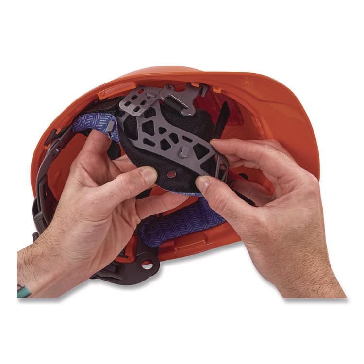 TENACIOUS HOLDINGS, . Chill-Its 6611 Hard Hat Cooling Sweatband Pad, 15 x 4, Blue, 3/Pack (EGO12447) thumbnail 4