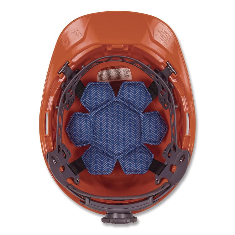 TENACIOUS HOLDINGS, . Chill-Its 6612 Hard Hat Cooling Top Pad, 6" dia, Blue, 3/Pack (EGO12448) thumbnail 3