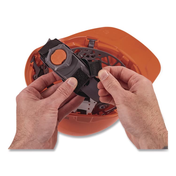 TENACIOUS HOLDINGS, . Chill-Its 6613 Hard Hat Cooling Ratchet Pad, 5.5 x 2, Blue, 3/Pack (EGO12449) thumbnail 4