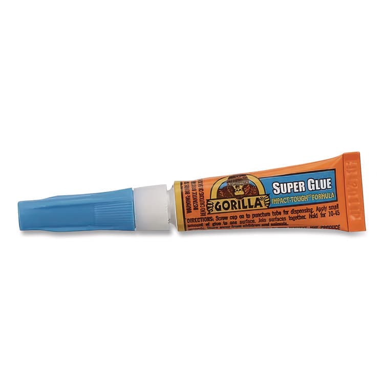 GORILLA GLUE COMPANY Super Glue, Two 0.11 oz Tubes, Dries Clear (GOR7800103) thumbnail 2