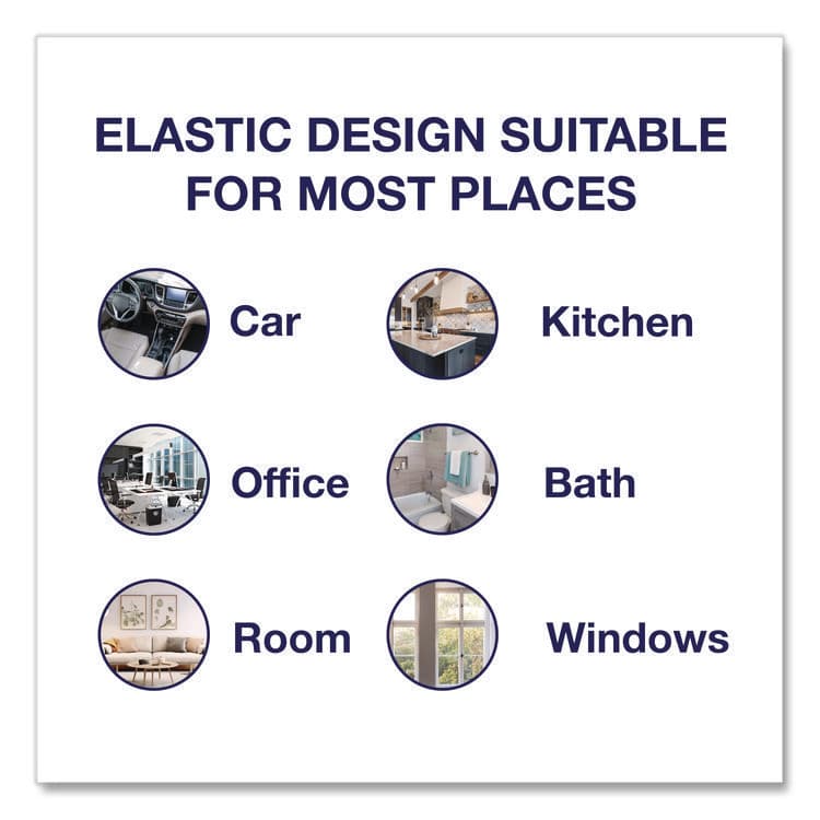 CHAGRINOVATIONS Microfiber Dusting Gloves, Blue with White Cuffs, 2 Gloves (CH7TU05717) thumbnail 4