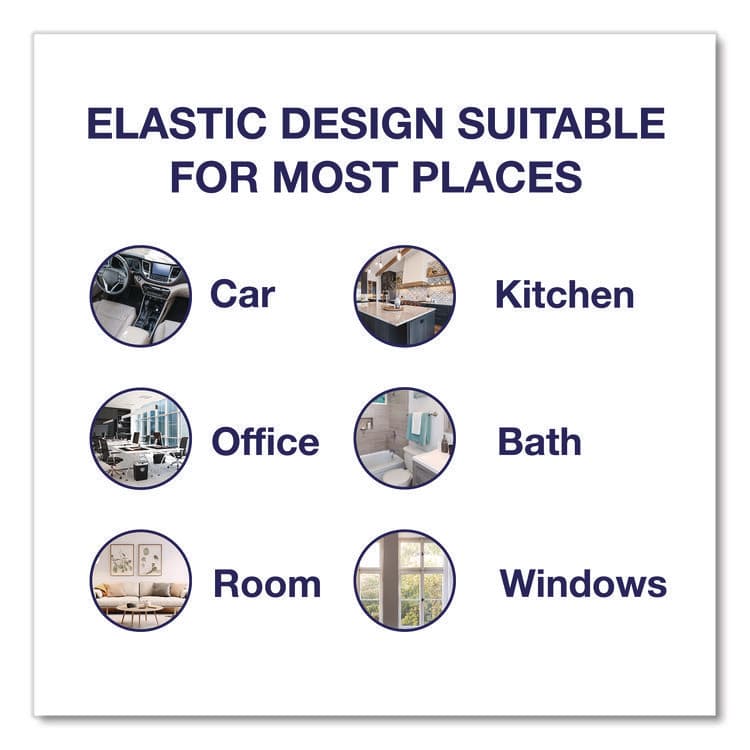 CHAGRINOVATIONS Microfiber Dusting Gloves, Yellow with White Cuffs, 2 Gloves (CH7TU05719) thumbnail 3