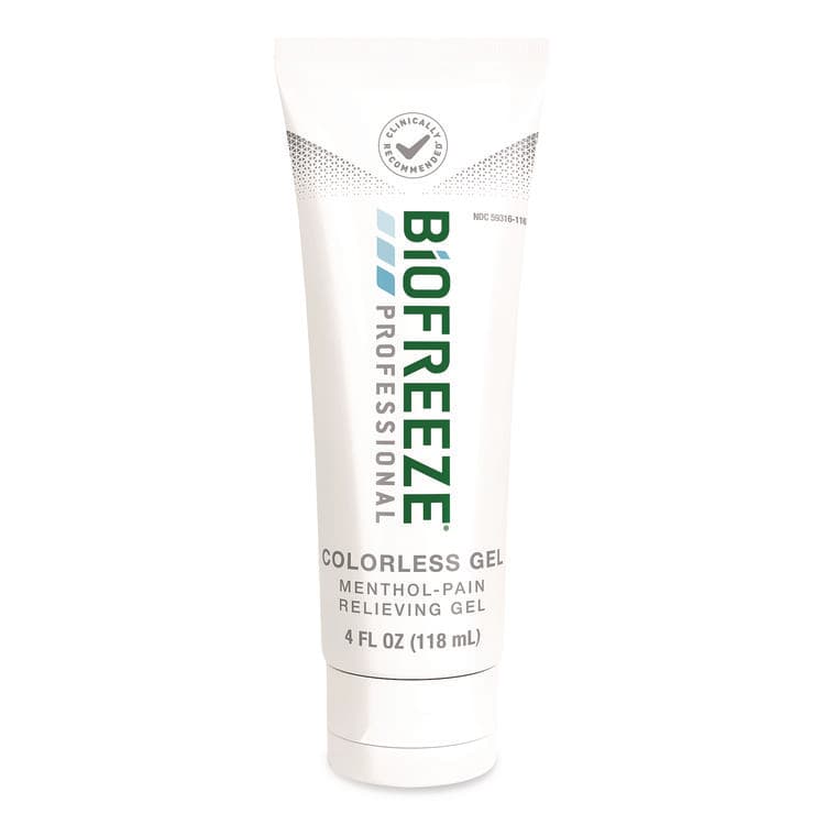 PERFORMANCE HEALTH Professional Colorless Topical Analgesic Pain Reliever Gel, 4 oz Tube (BIF420413)