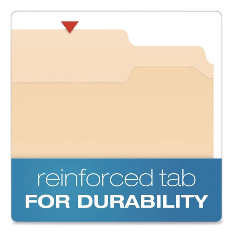 TOPS BUSINESS FORMS Manila Fastener Folders, 2/5-Cut Tab: Right of Center, Expands 0.75", 2 Fasteners, Letter Size, Manila, 50/Box (PFX24580) thumbnail 3
