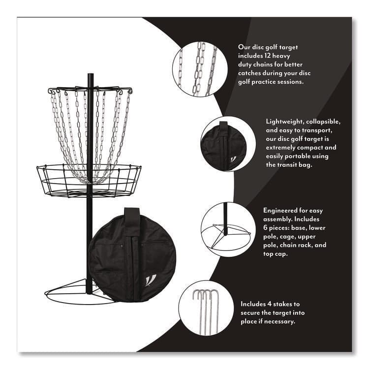CHAGRINOVATIONS Disc Golf Target, 52.8" x 26" Diameter (CH7VX68230) thumbnail 4