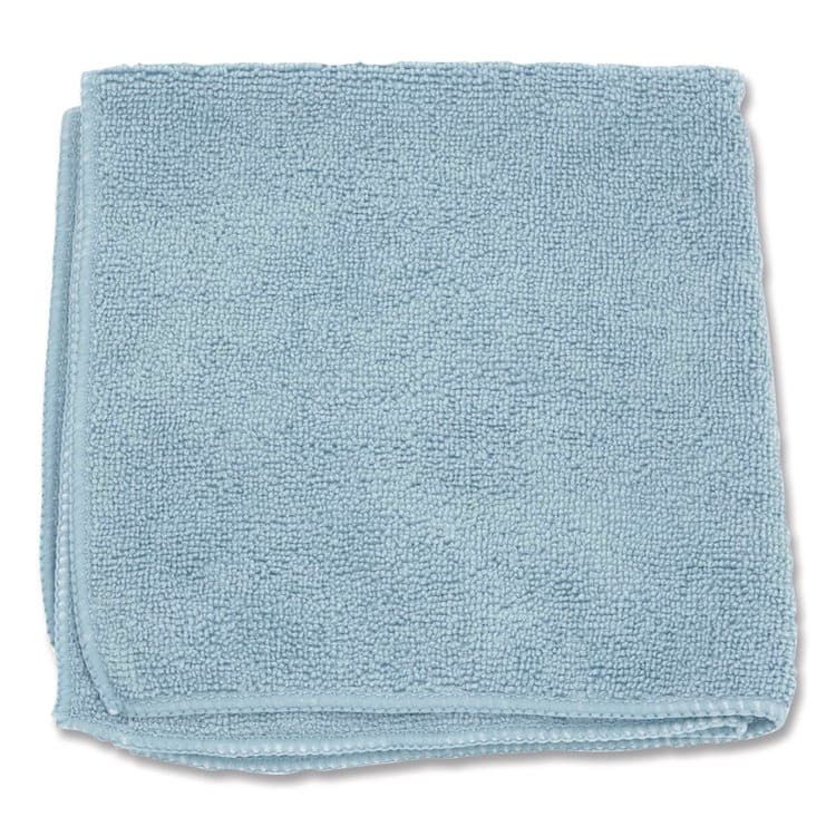 BOARDWALK Microfiber Cleaning Cloths, 12 x 12, Blue, 12/Pack (BWK12BLUCLOTH)