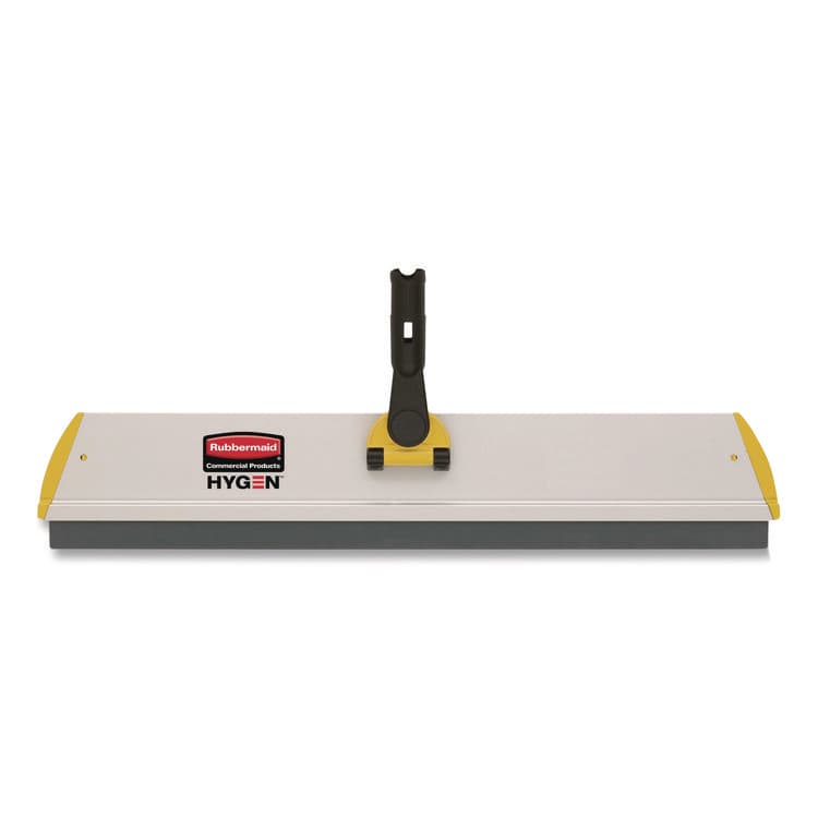 RUBBERMAID COMMERCIAL PROD. HYGEN Quick Connect S-S Frame, Squeegee, 24w x 4 1/2d, Aluminum, Yellow (RCPQ570) thumbnail 3