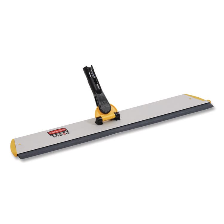 RUBBERMAID COMMERCIAL PROD. HYGEN Quick Connect S-S Frame, Squeegee, 24w x 4 1/2d, Aluminum, Yellow (RCPQ570) thumbnail 2